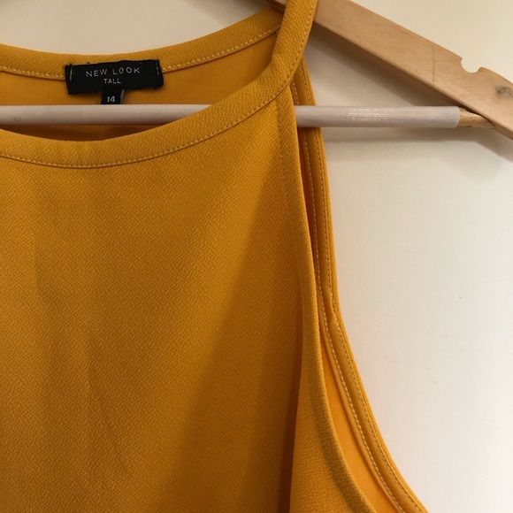 New Look Mustard Yellow Cami top - Picture 4 of 6